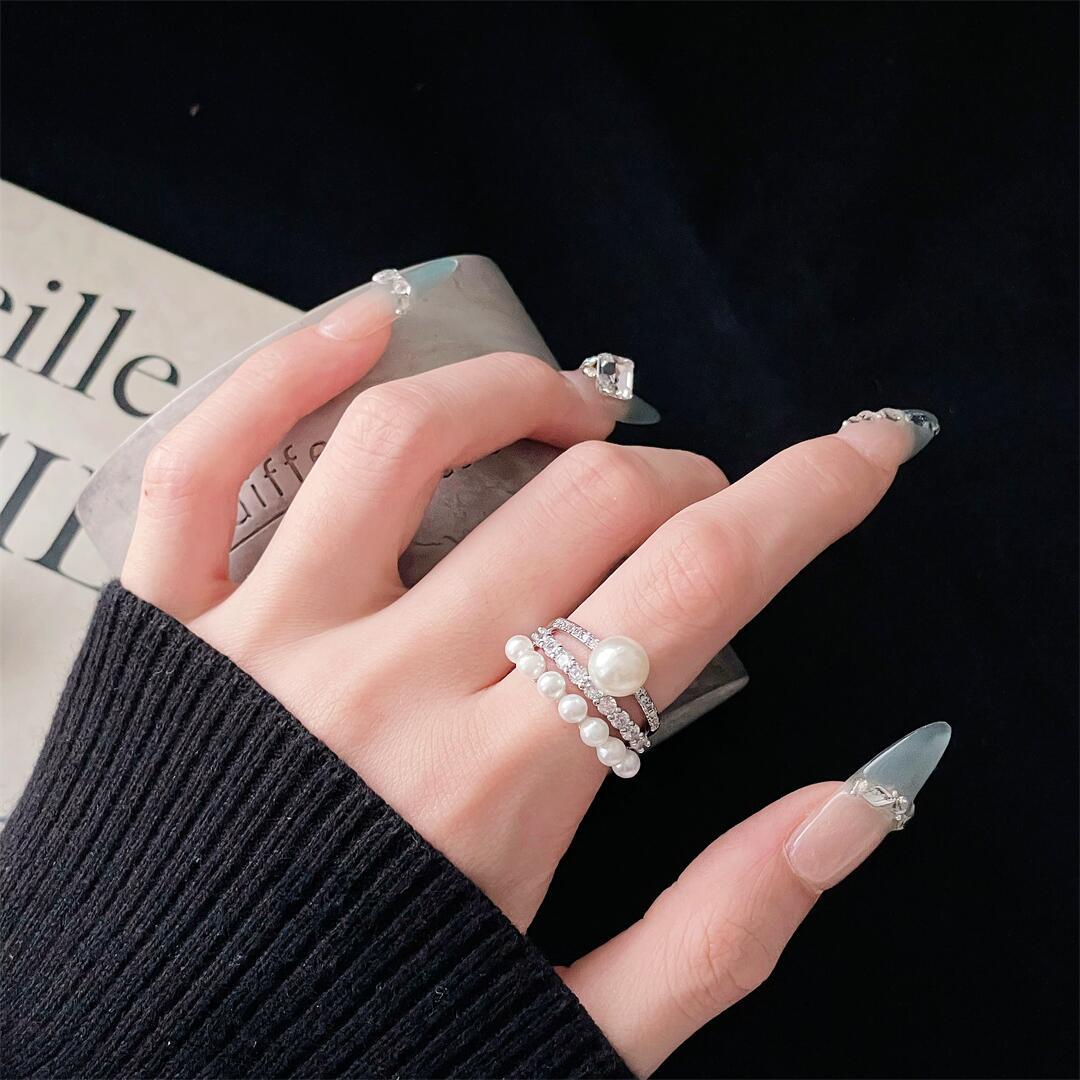 Elegant Personality Fashion Design Open High-grade Rings