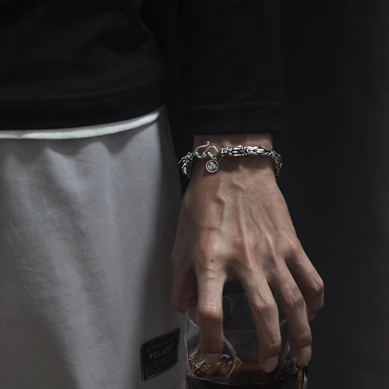 Men's Vintage Double-headed Keel Gothic Punk Dragon Bracelets