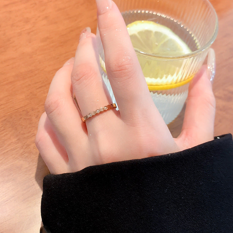 Drill Titanium Steel Female Niche Advanced Rings