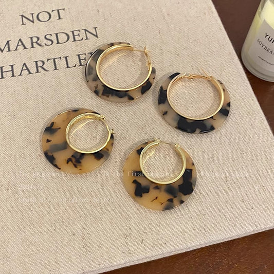 Women's Print Exaggerated Unique Elegance Retro Light Earrings