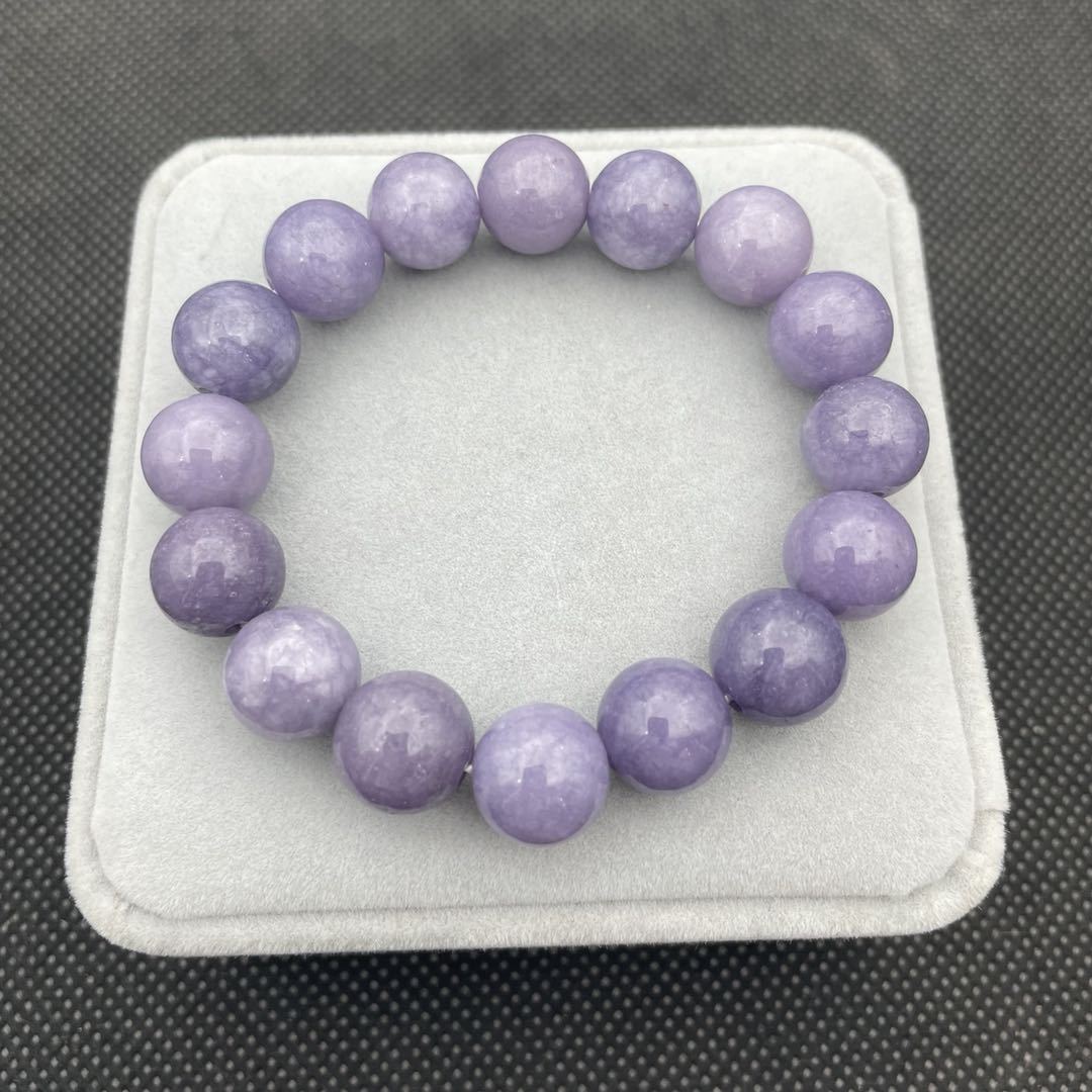 Women's & Men's Optimized Lavender Jade Crystal Fashion Live Bracelets