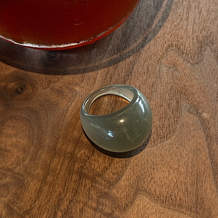 Resin Cold Opening Show Open Copper Electroplating Rings