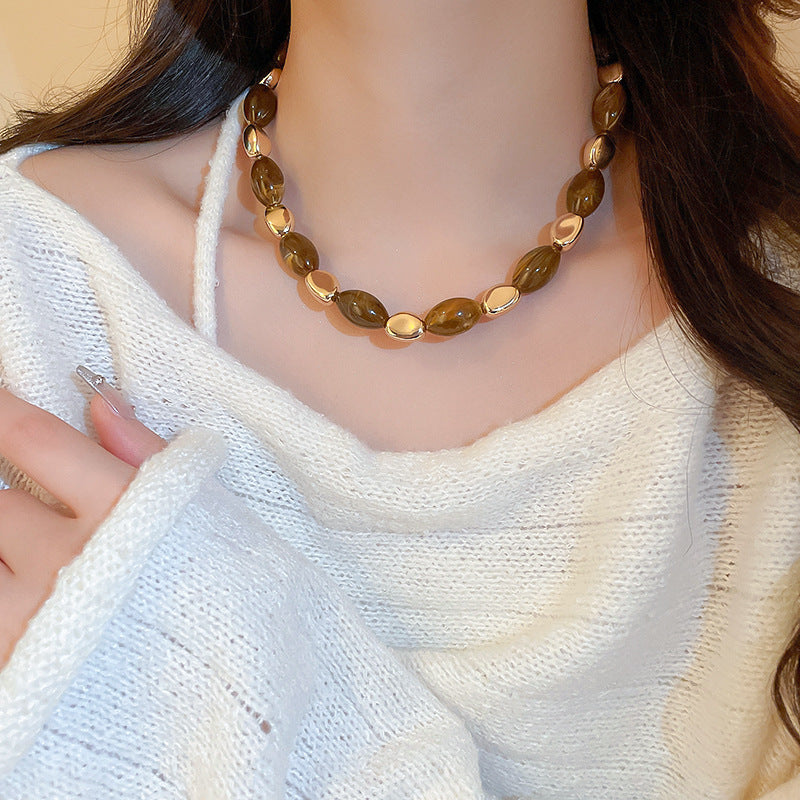 Women's Retro Fashion Long Sweater Chain Personalized Necklaces