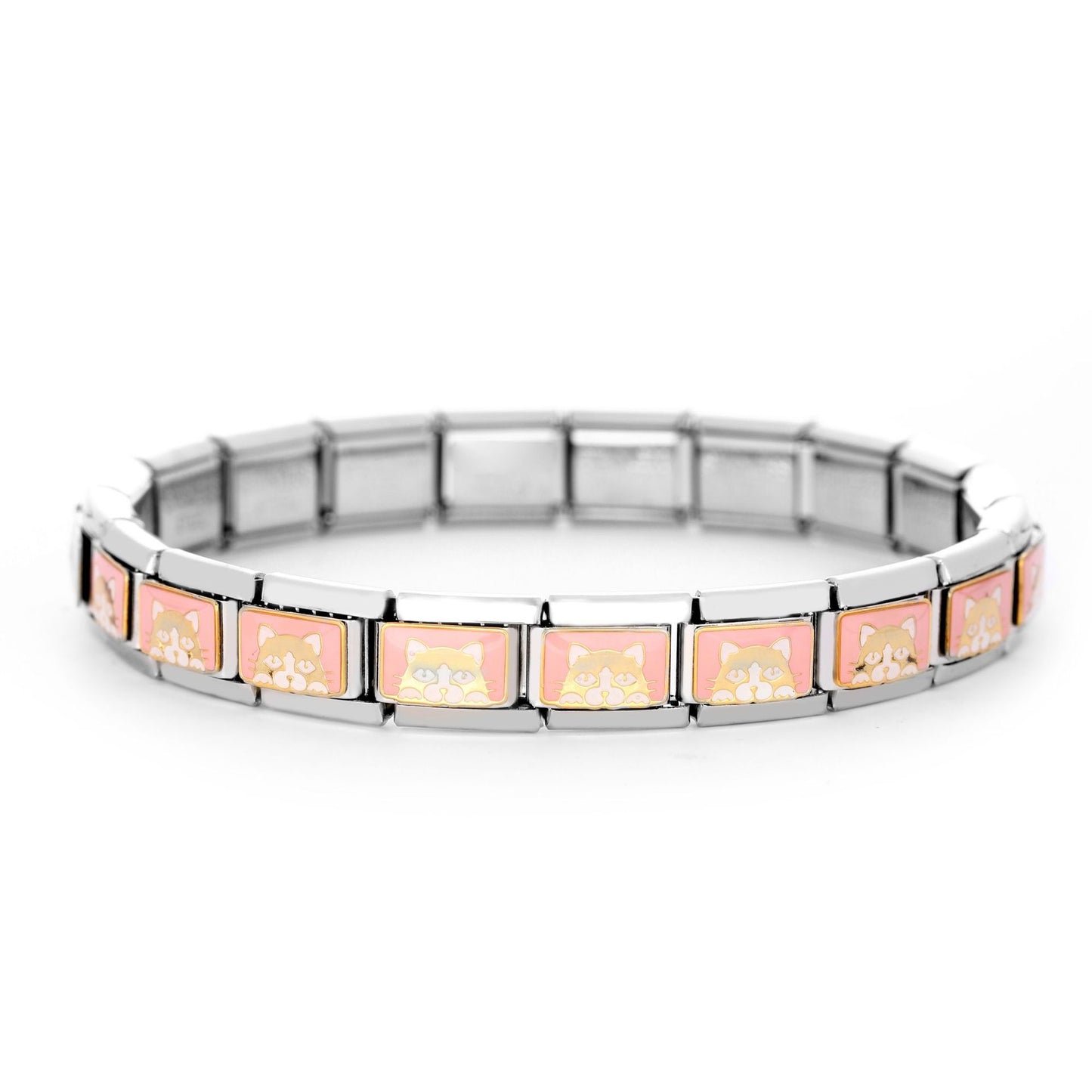 Module With Spring Moon Golden Elephant Cat Bracelets