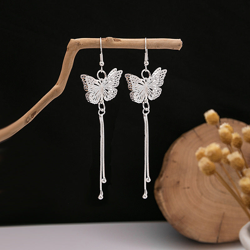 Sier Family Minority Ethnic Style Tourist Attractions Earrings