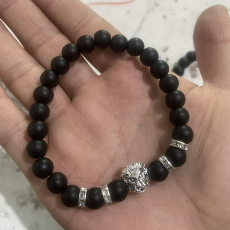 Popular Ornament Big Crown Tigereye Agate Bracelets