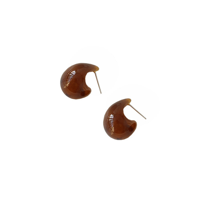 Cold Wind Drop-shaped Female Niche Retro Earrings