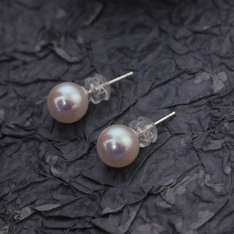 Pearl Perfect Circle Strong Light Female Earrings