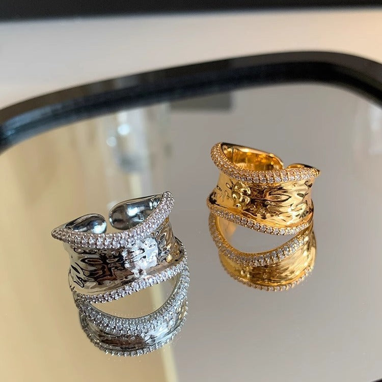 Finger With Opening Female Niche Design Fashion Personality Rings