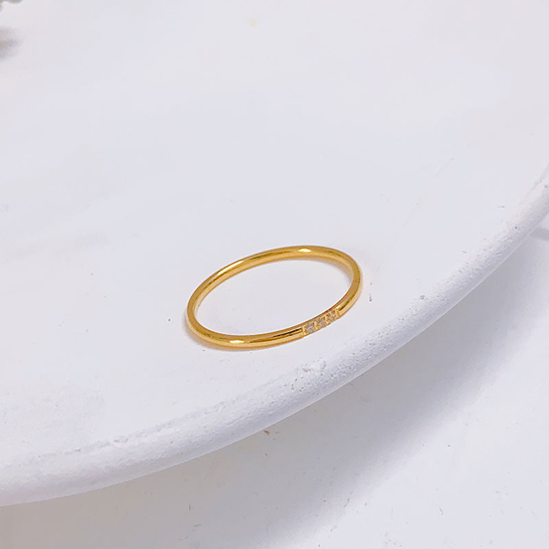 Diamond Light Luxury Minority Index Finger Tail Tide Rings