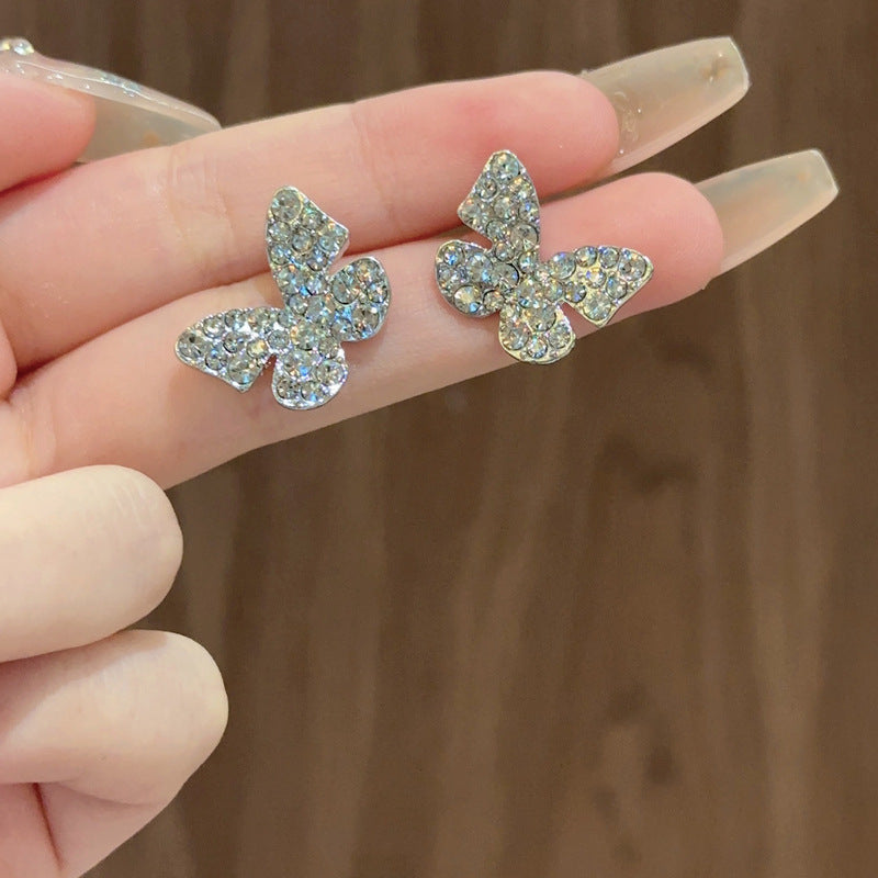 Women's Fashionable Light Luxury Butterfly Design High-grade Rings