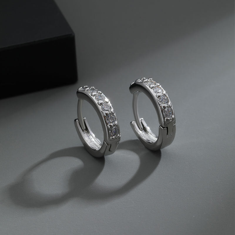 Men's Light Luxury Diamond Trendy Single Unique Rings