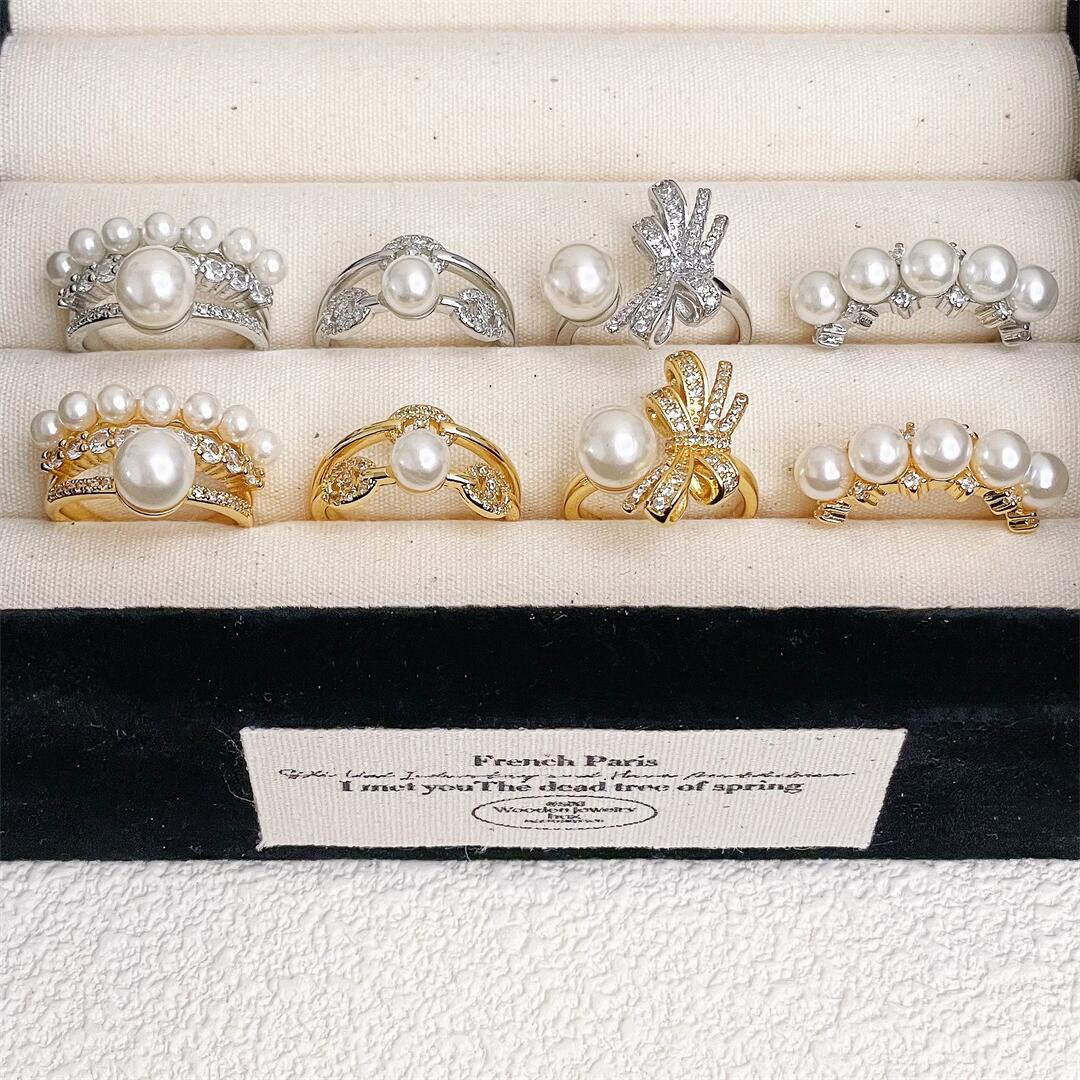 Elegant Personality Fashion Design Open High-grade Rings