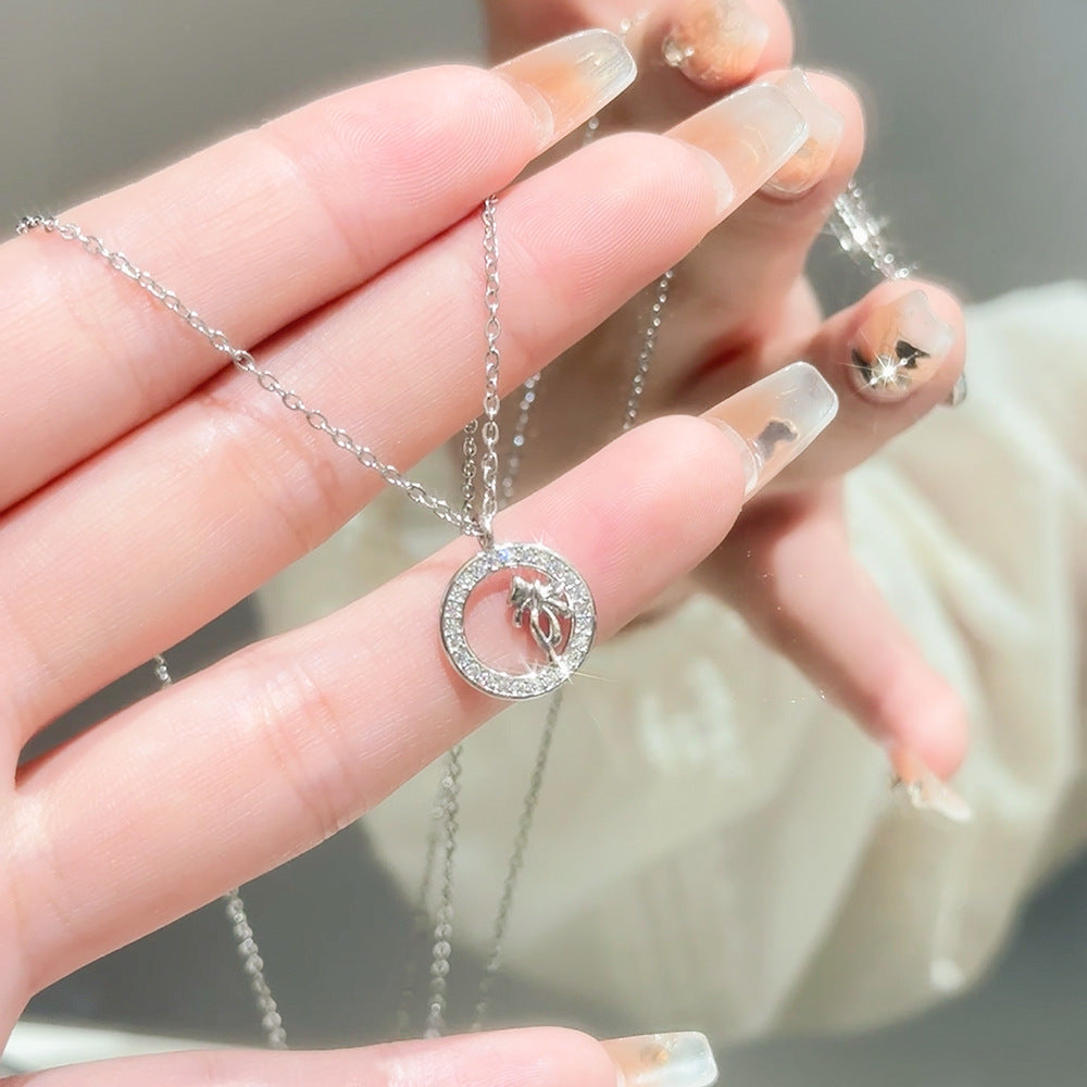 Women's Zircon Light Luxury Exquisite High Sense Simple Necklaces