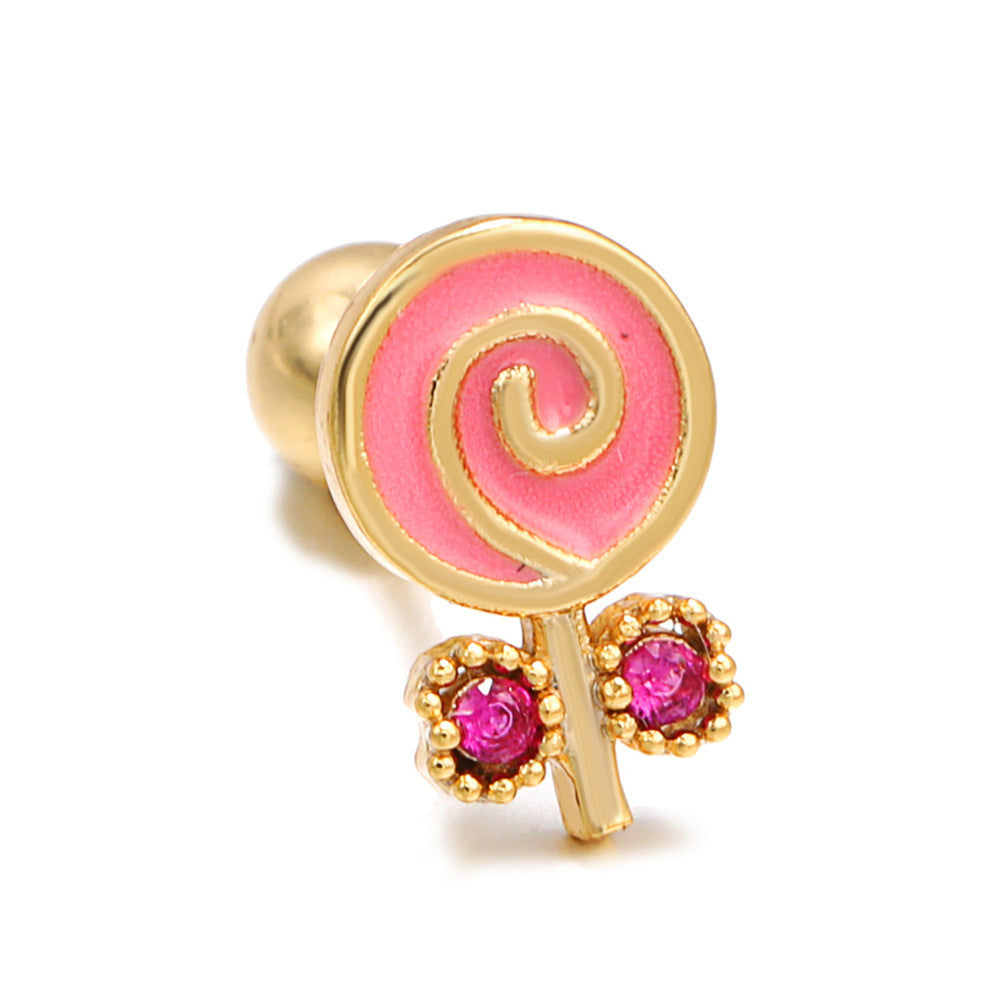 Candy Ear Bone Lollipop Ice Cream Earrings