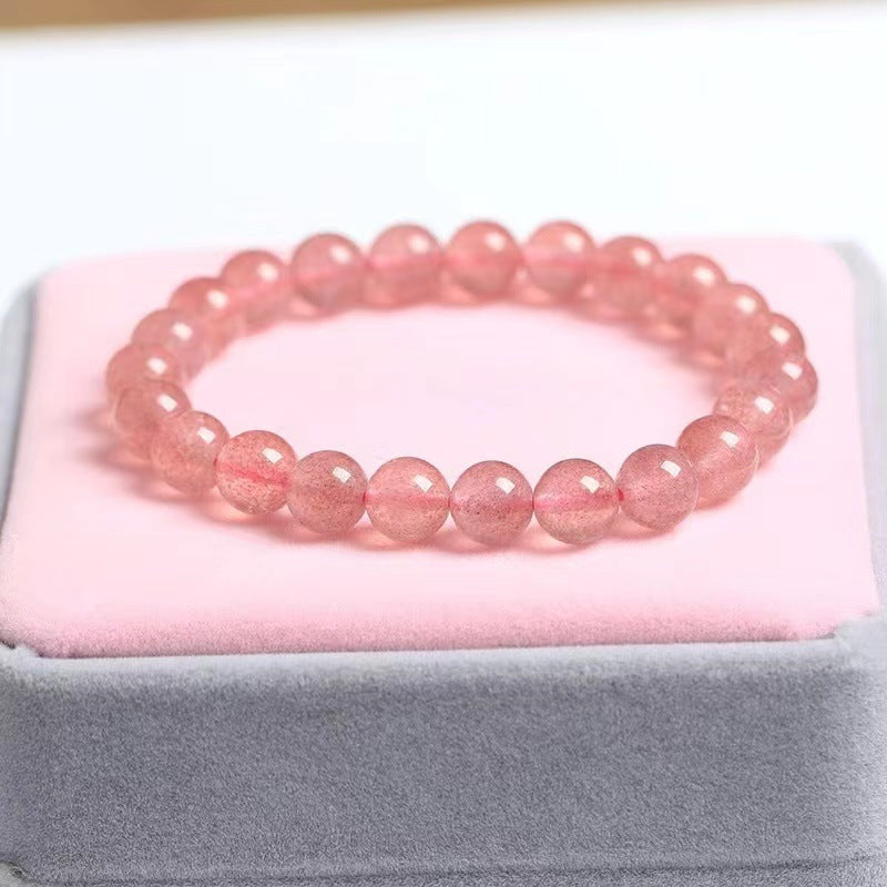 Women's & Men's Quartz Strawberry Fortune Starry Cracked Cystal Cornucopia Bracelets