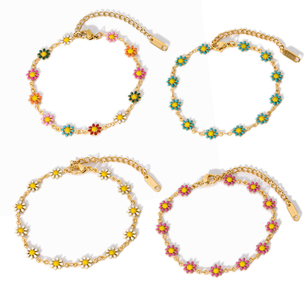 Style Female Fashionable Golden Color Little Bracelets