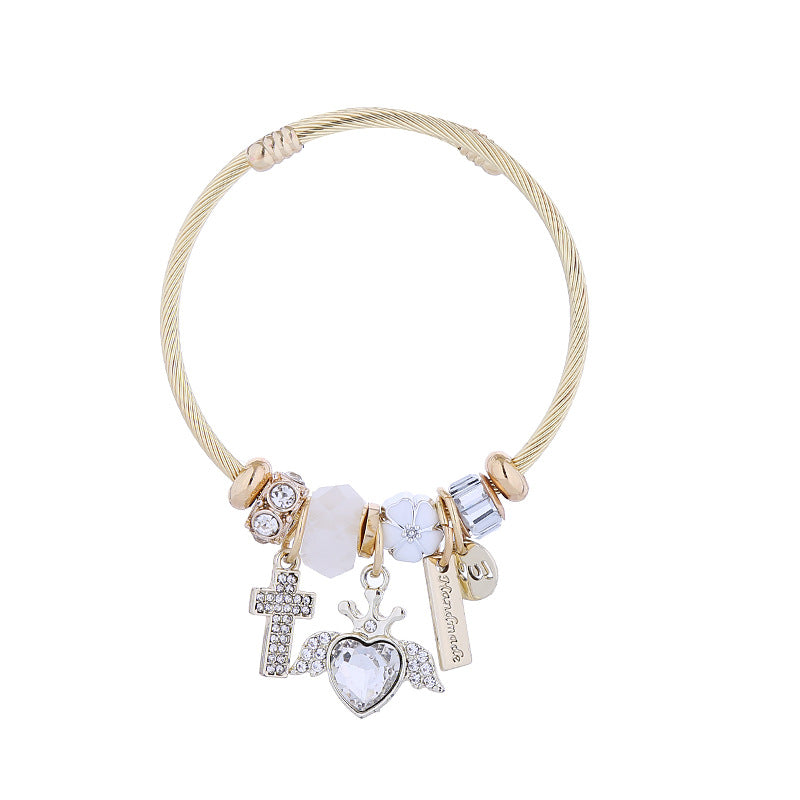 Fashion Adjustable Gold Love Couple Female Bracelets