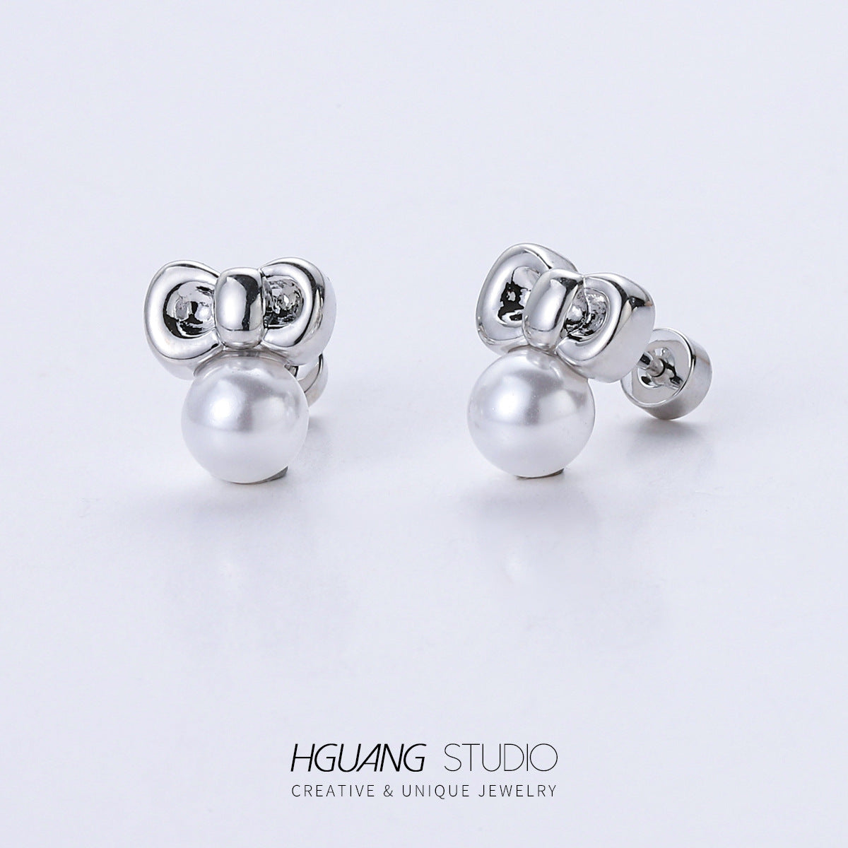 Steel Gold Ear Bone Piercing Jewelry Earrings