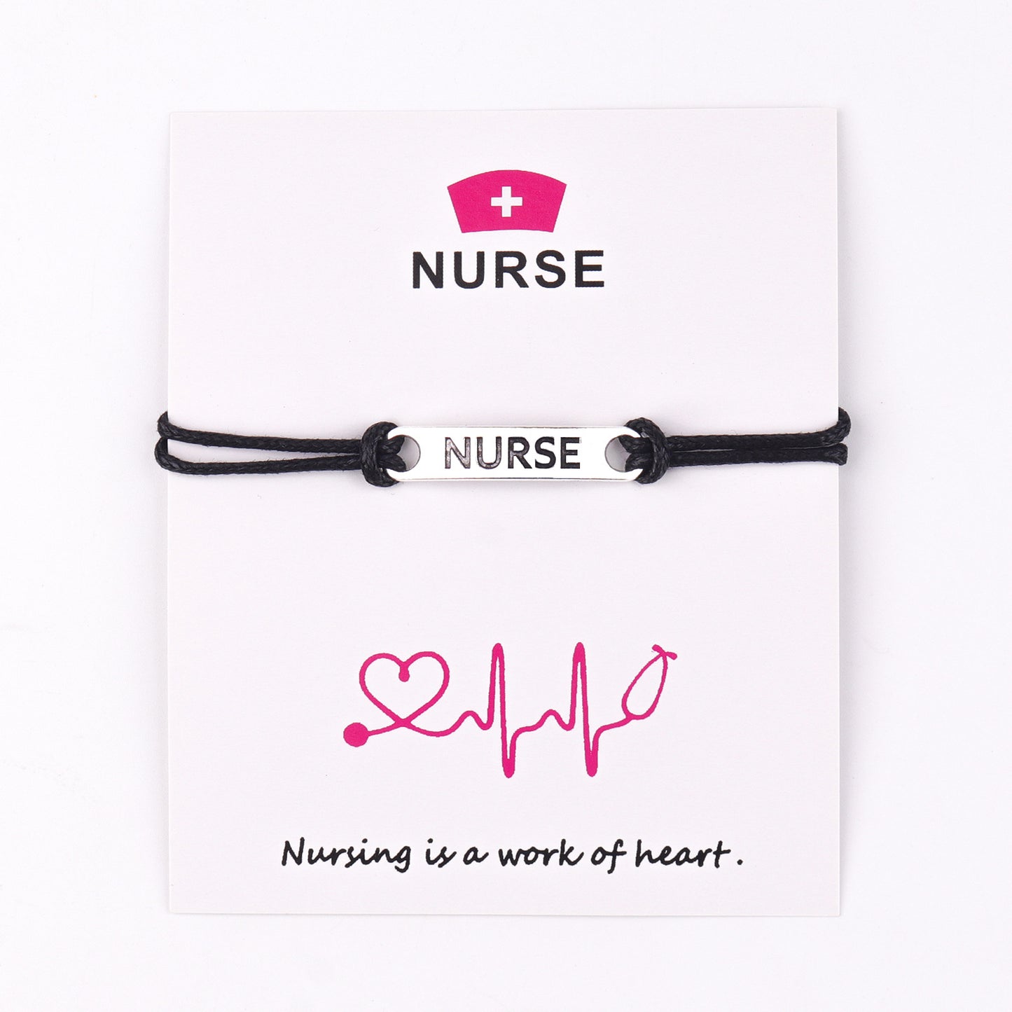 Nurse Festival Commemorative Ecg Colored Rope Bracelets