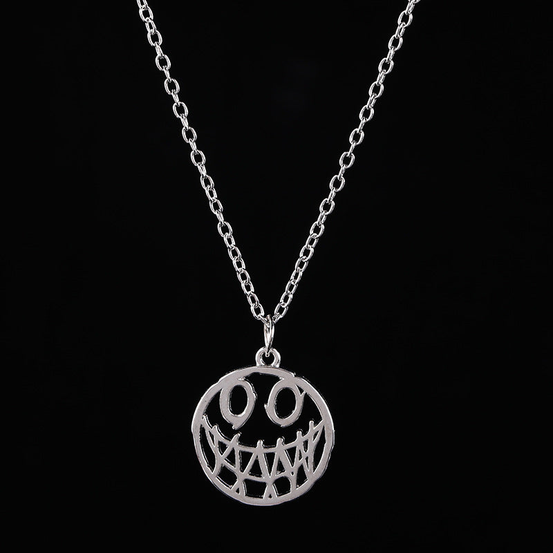 Women's & Men's Fashion Hip Hop Devil Smiley Geometric Necklaces