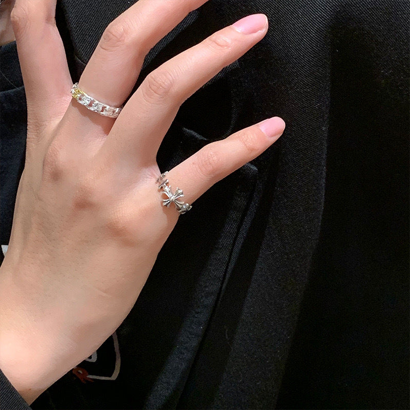 Finger Collection Sterling Sier Material Recent Combination Rings