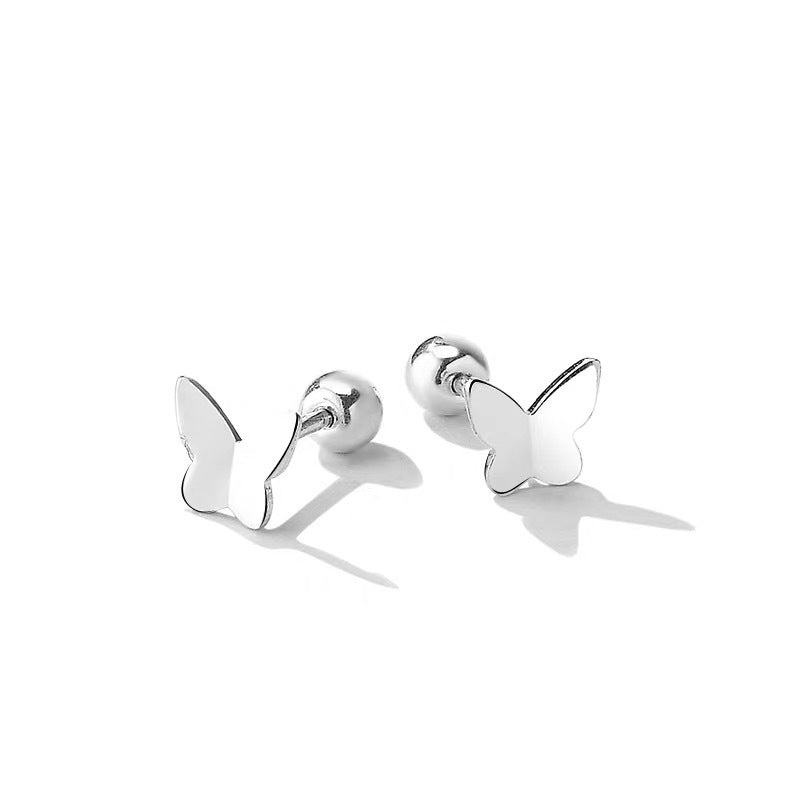 Lodge Sier Simple Temperament Thread Light Earrings