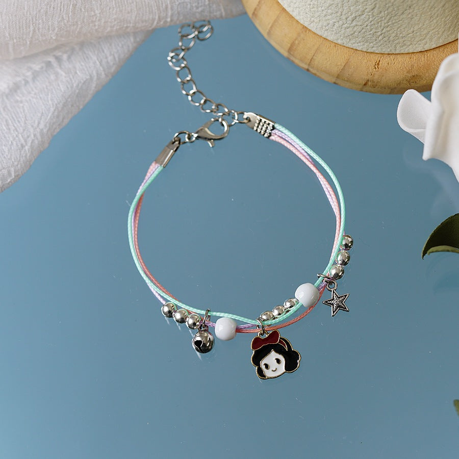 Personality Carrying Strap Unicorn Drop Oil Bracelets