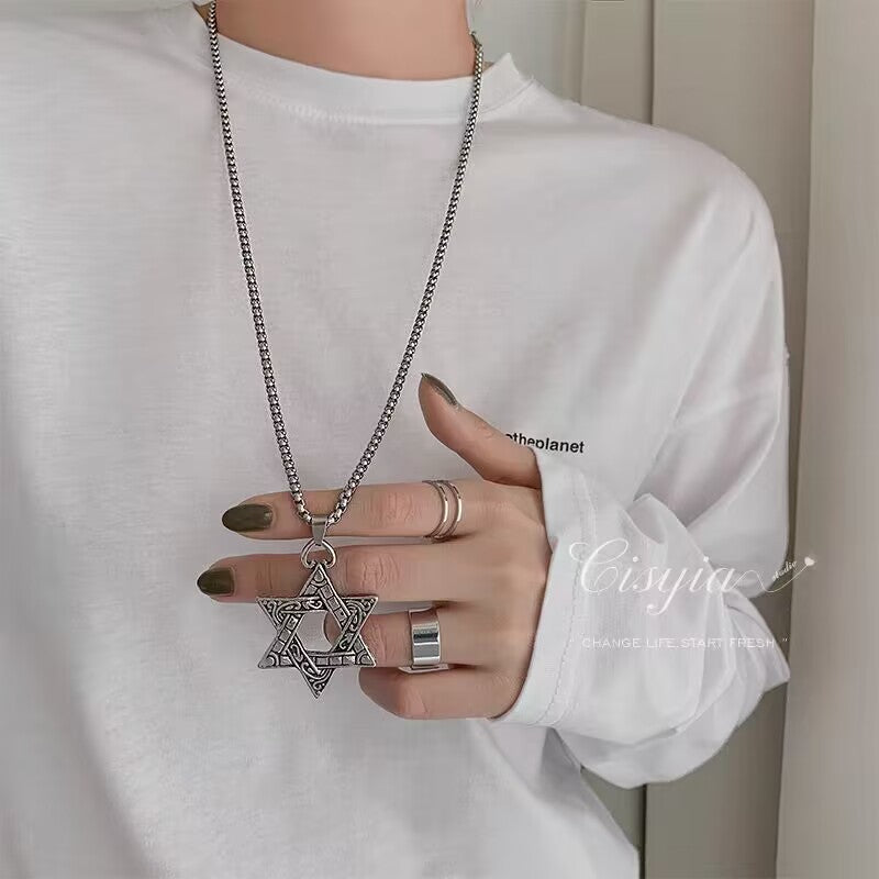 Women's Sweater Chain High-grade Long Pearl Titanium Necklaces
