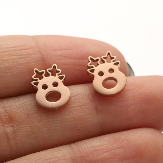 Cute Animal Female Creative Cartoon Pattern Earrings
