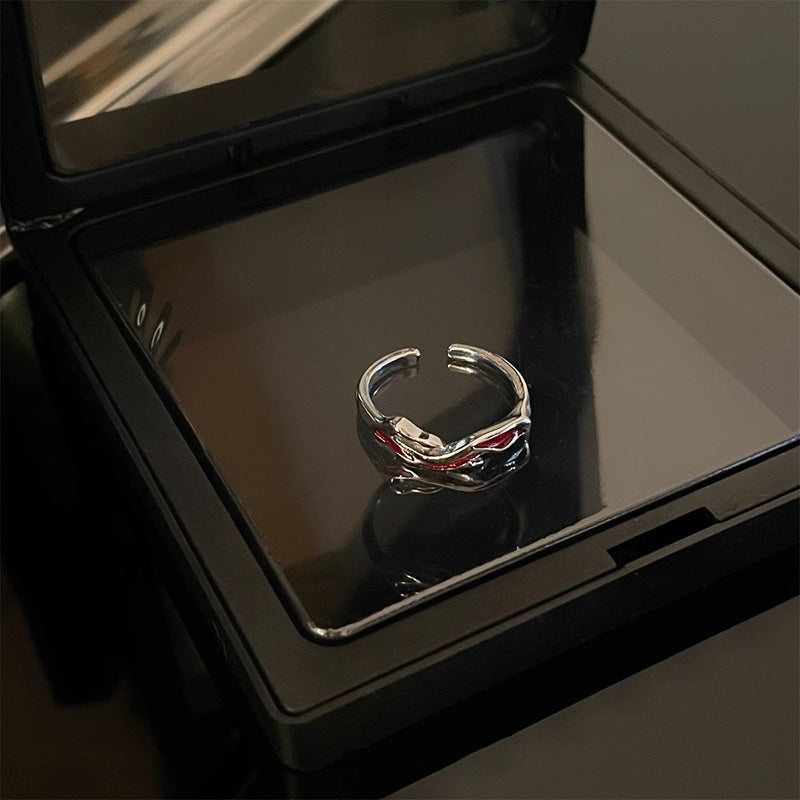Women's & Men's High-grade For Twin Cold Niche Design Rings