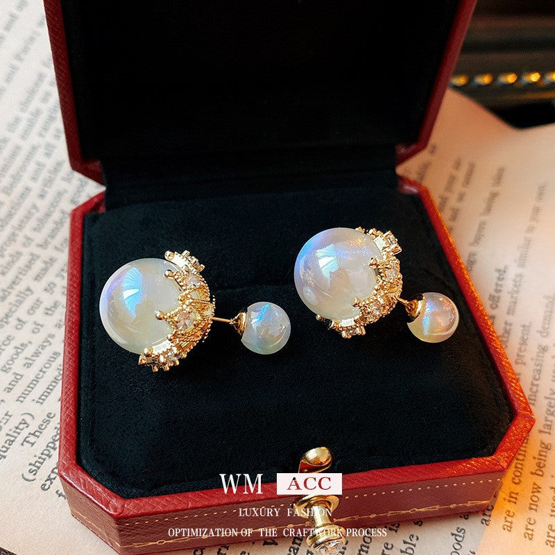 Luxury Mermaid Pearl Fashion High Sense Earrings