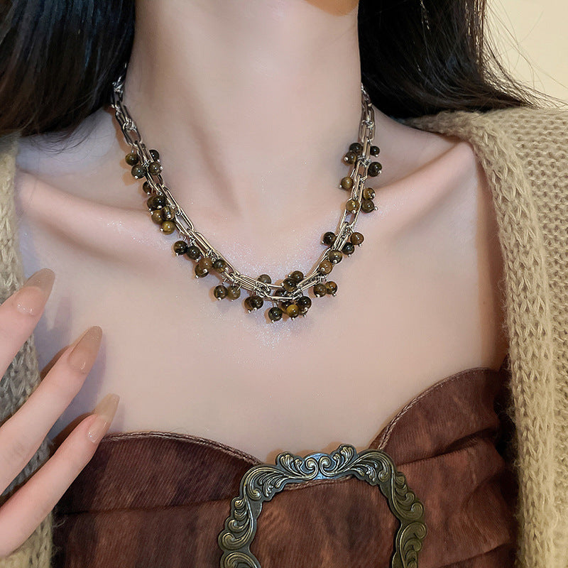Women's Retro Fashion Long Sweater Chain Personalized Necklaces