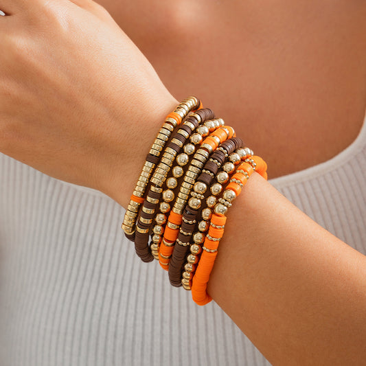 Leaf Acrylic Creative Handmade Polymer Clay Bracelets