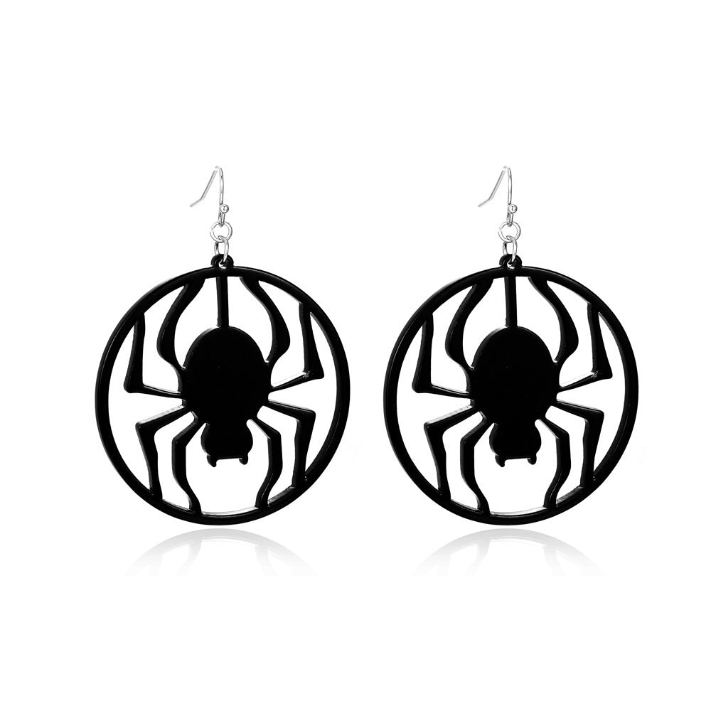 Alloy Funny Fun Ghost Pumpkin Spider Earrings