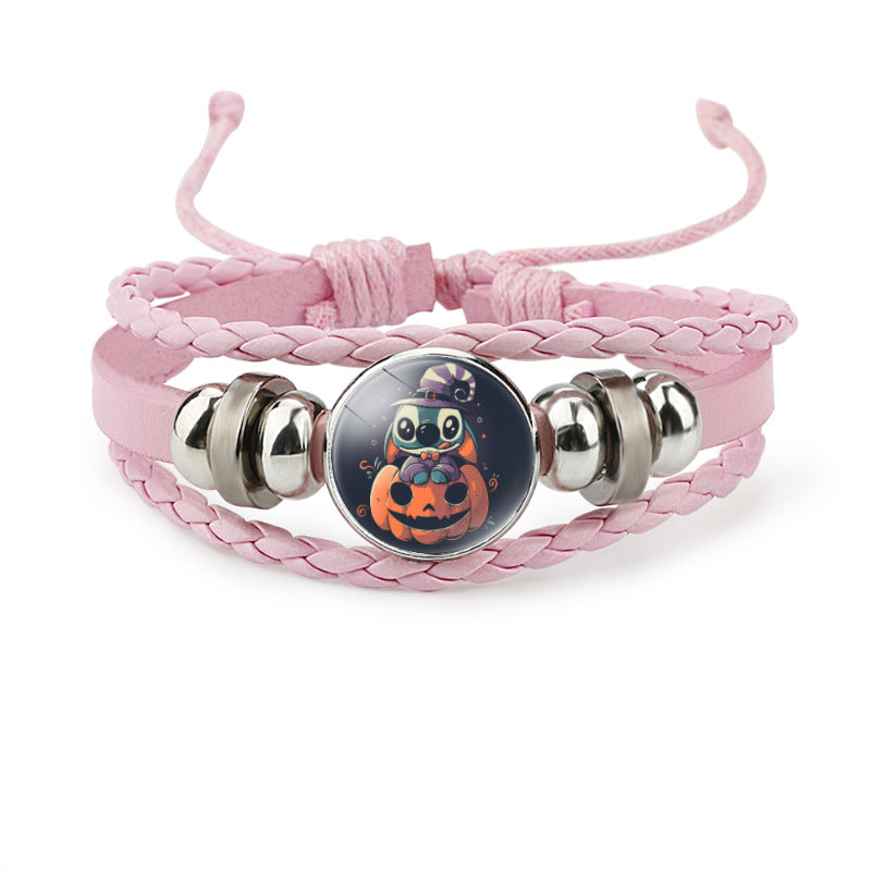 Star Stitch Time Stone Pink Cattle Bracelets