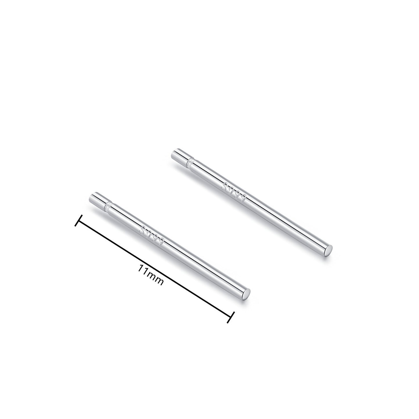 Women's Sterling Sier For Trendy One Week Small Ornament Earrings