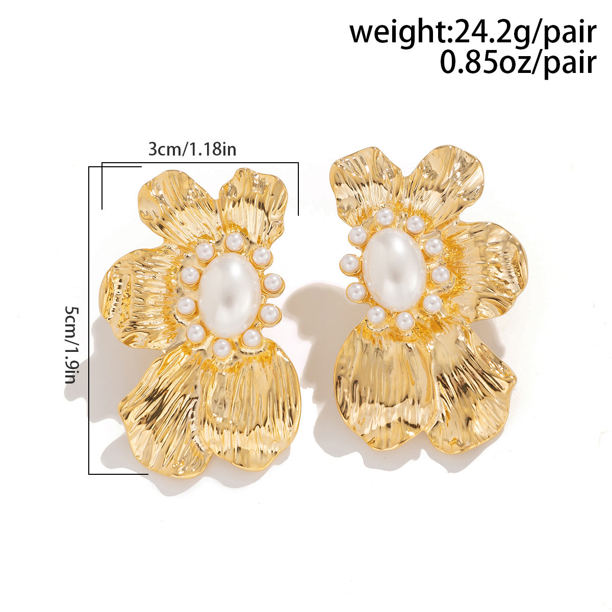 Metal Ginkgo Leaf Trendy Female Sweet Cool Earrings