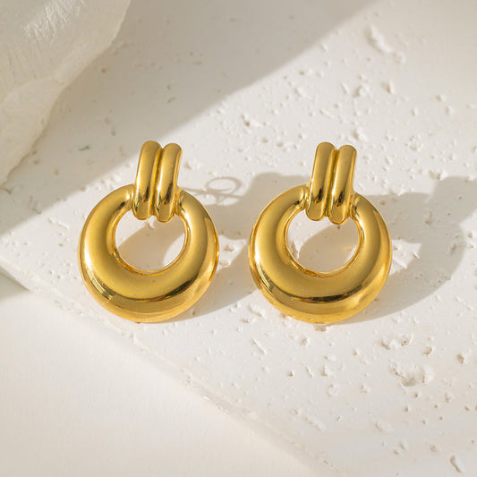 Heart Light Luxury Minority Titanium Steel Earrings