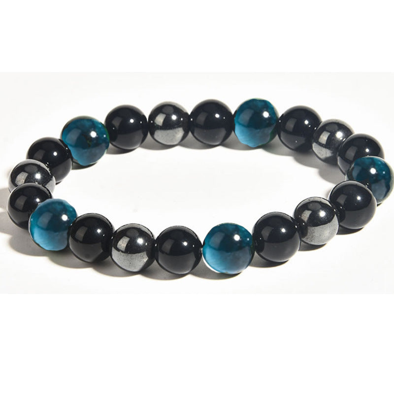 Men's Tigereye Haematite Imitation Obsidian Ornament Bracelets