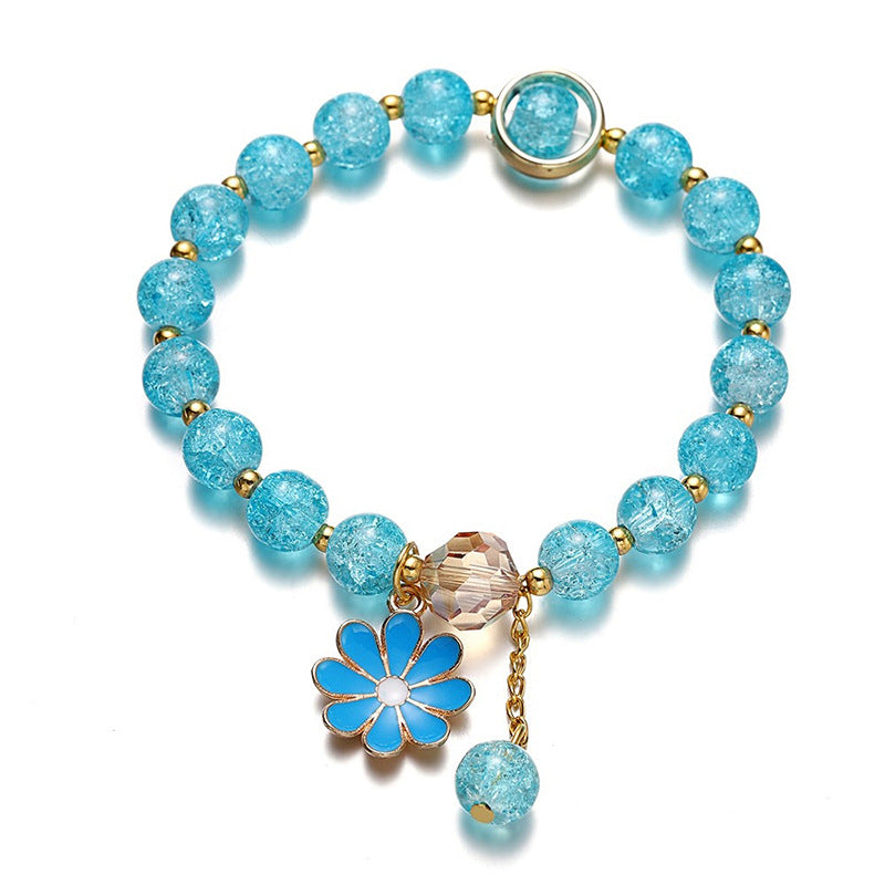 Fresh Hot Flower Crystal Daisy Sweet Bracelets