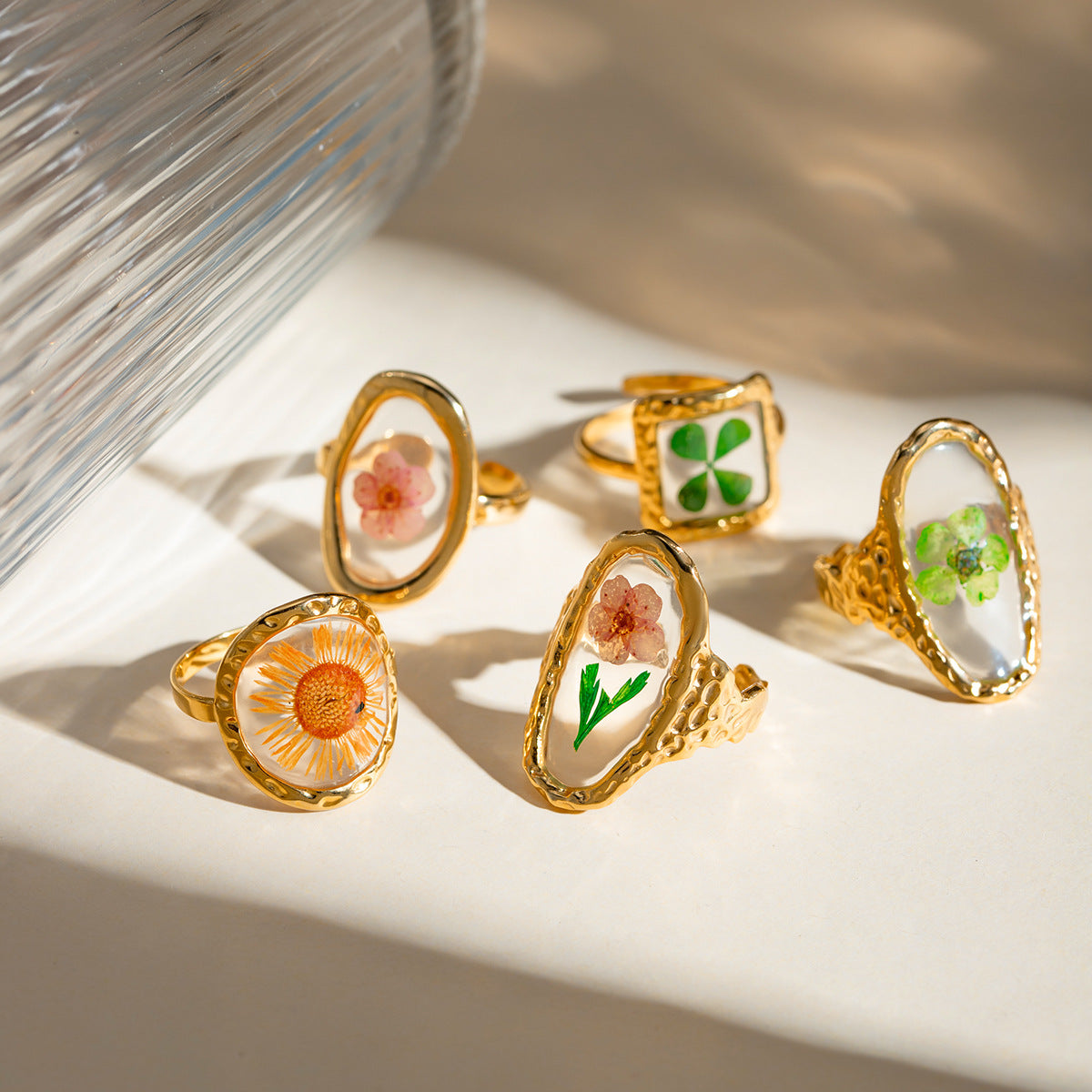 Female Minority Simple Advanced Light Luxury Rings