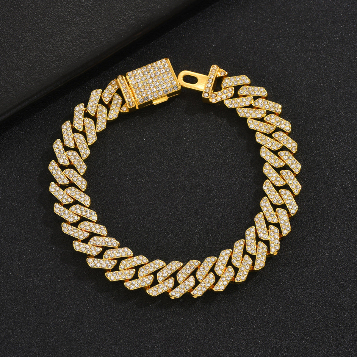 Men's Zircon Cross Design Clavicle Chain Hip Necklaces