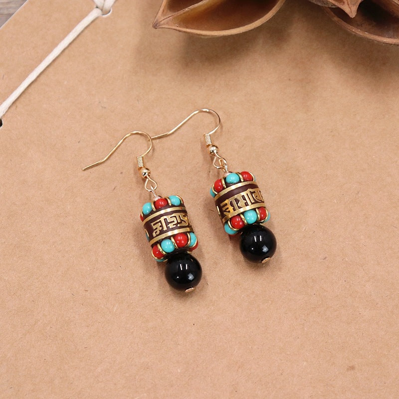 Women's Minority Style Exotic Tibetan Retro Graceful Earrings