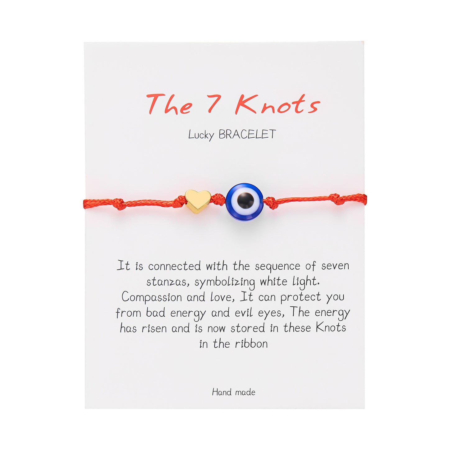 Devil's Eye Lucky Red Rope Knot Love Couple Bracelets