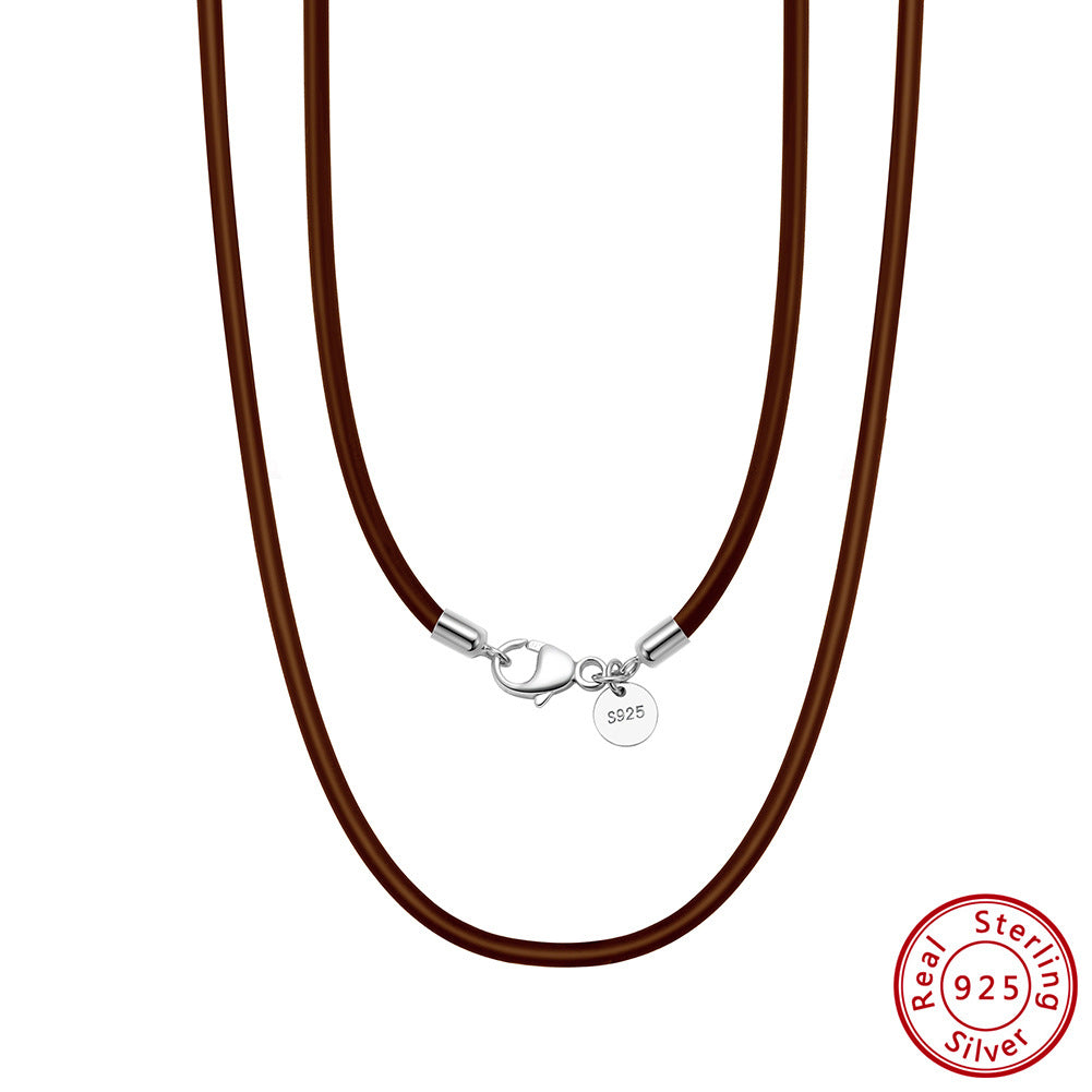Sier Choker Cuban Link Chain Car Necklaces