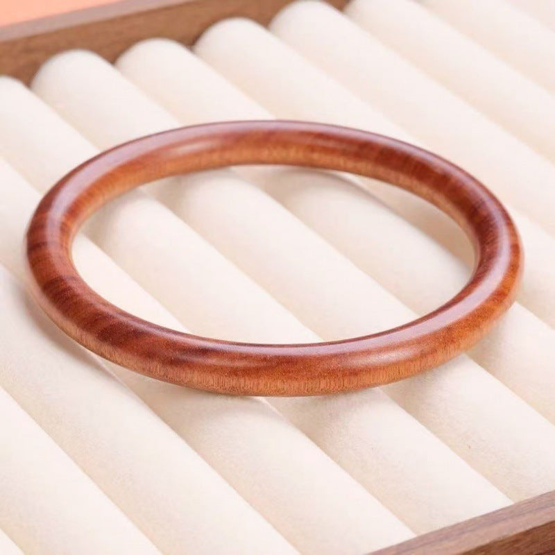 Women's Old Peach Wood Pure Original Wooden Bracelet