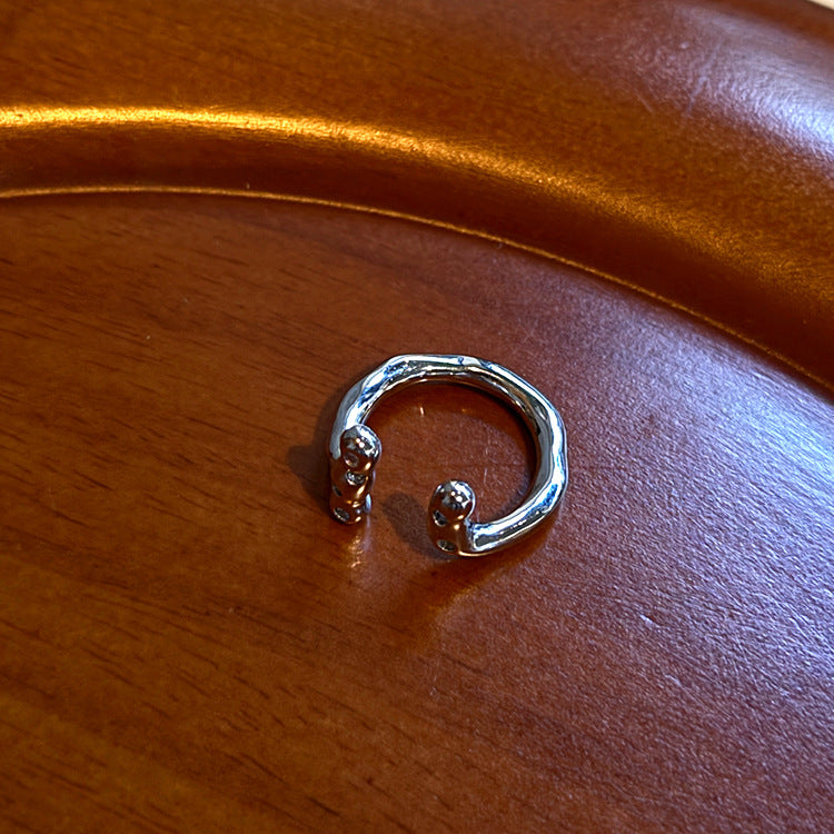 Resin Cold Opening Show Open Copper Electroplating Rings