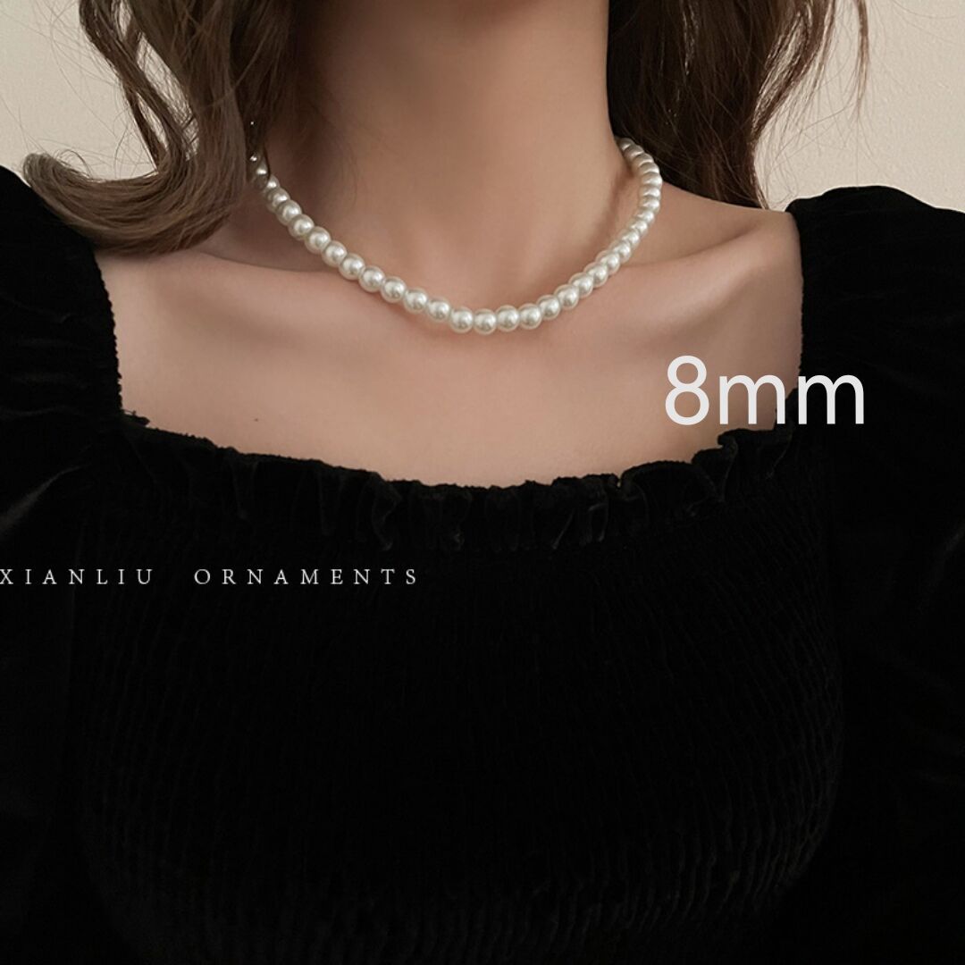 Retro Simple Stretch Pearl String Beads High Sense Bracelets