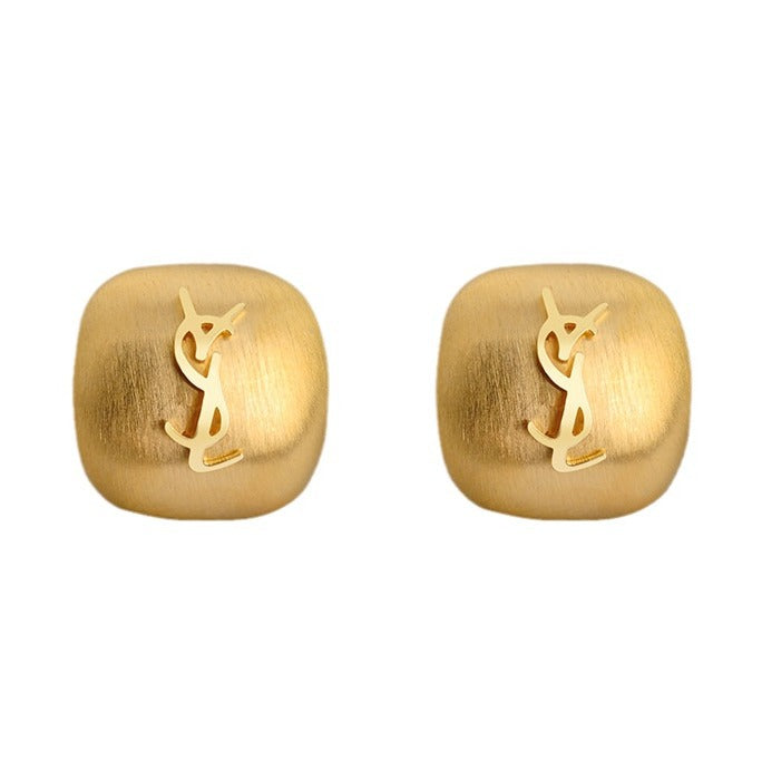 Square Personalized Niche High-grade Retro Affordable Rings